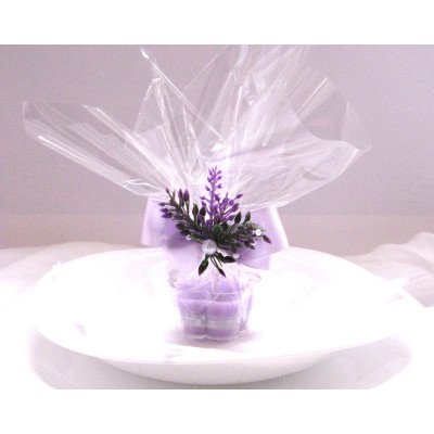 Dárek pro hosty- svíčka kytička 2