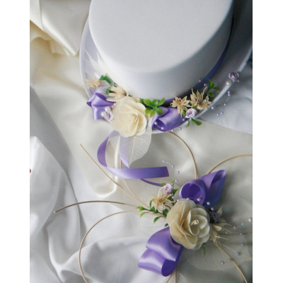 sada na auto pro nevěstu i ženicha