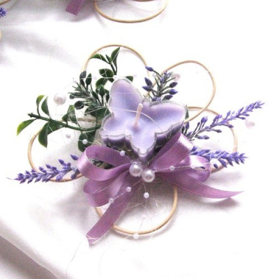 Ratanový svícen-motýlek