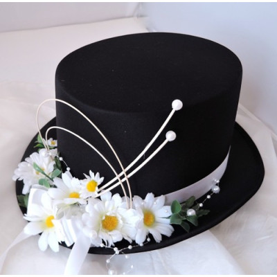 autokorsáž- černý cylindr kopretinový +šerpa