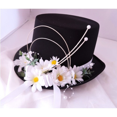 autokorsáž- černý cylindr kopretinový +šerpa