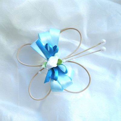 Motýlek na kliku auta