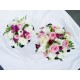 svatební kytice- romantická malinová