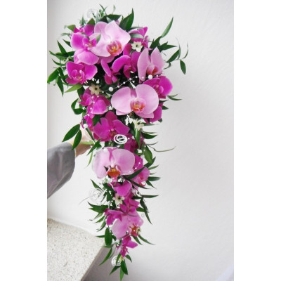 Svatební kytice phalenopsis