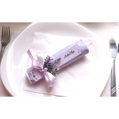 jmenovka - kroužek na ubrousky + 2 ubrousky (11)